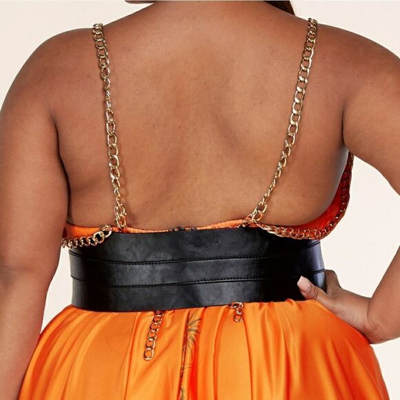 ❤️NEW L’atise by Amy Plus Size Stallion Print Maxi Dresses - Picture 8 of 13